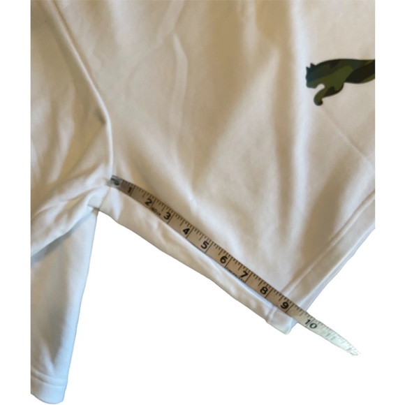 Men’s Shorts Plus Size 3XL PUMA Camo Element Cat Shorts White - Picture 6 of 11